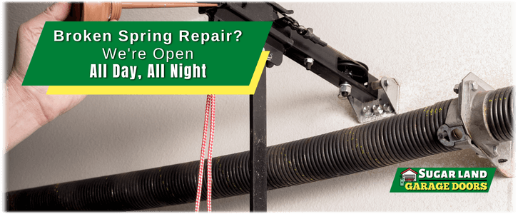 Broken Garage Door Spring Repair Sugar Land TX